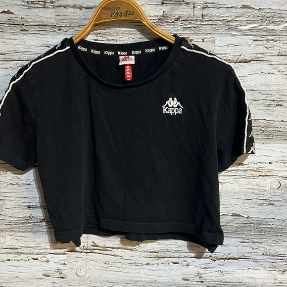 Kappa black and white crop top  size XS - Picture 3 of 7